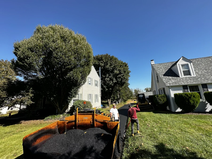 Asphalt paving project